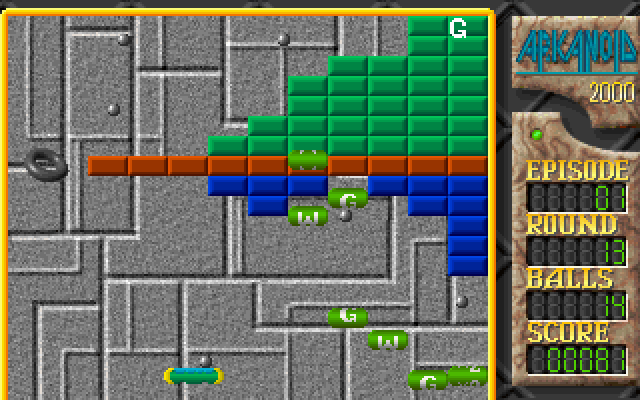 Arkanoid 2000 - Remake of an all-known classic game Arkanoid.