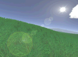 Green Fields screensaver